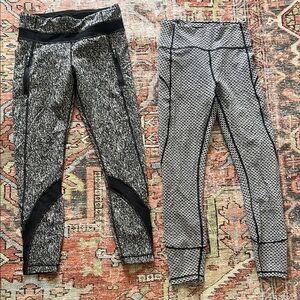Lululemon size 6 leggings, lot of 2